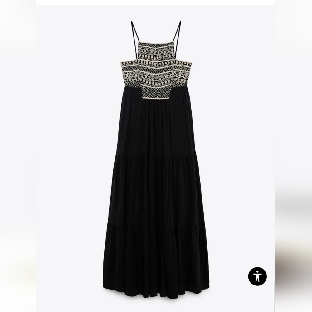 Zara Embroidered Dress - Picture 7 of 9